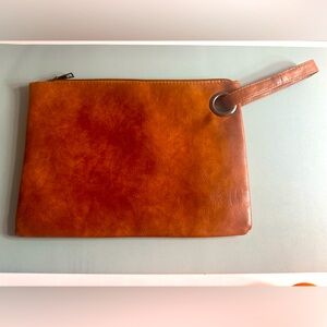 *NEW* XL Brown Clutch Floral Beach Hawaii Interiors